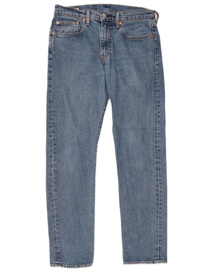 Levi's Herre 502 lige jeans W32 L32 blå bomuld