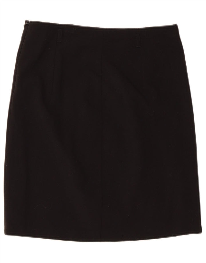 Marks & Spencer lige nederdel til kvinder UK 8 Small W28 Black Polyester