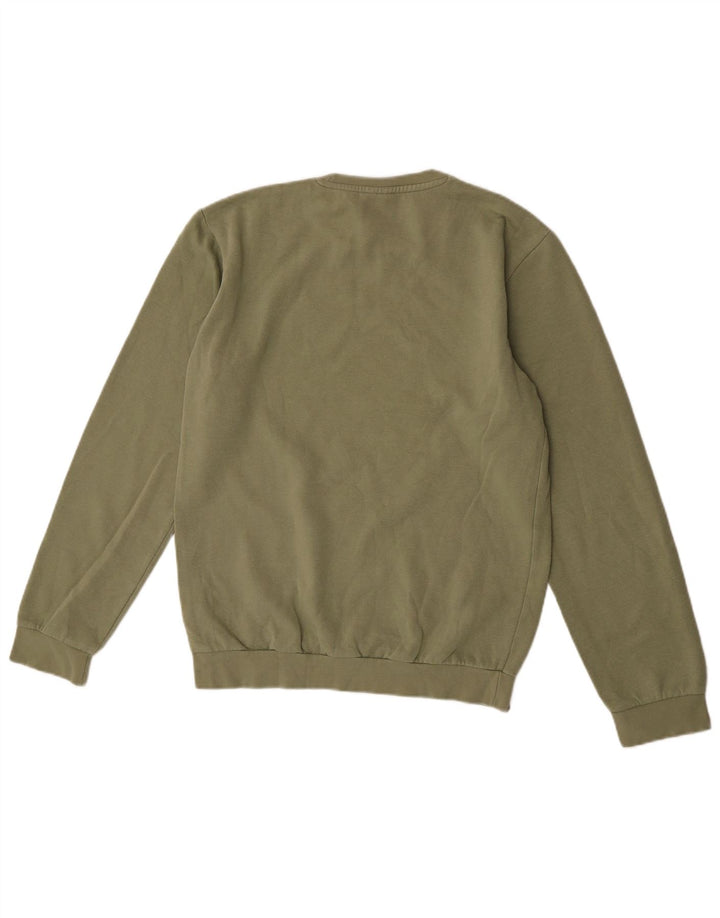 Adidas Sweatshirt til mænd, lille grøn bomuld