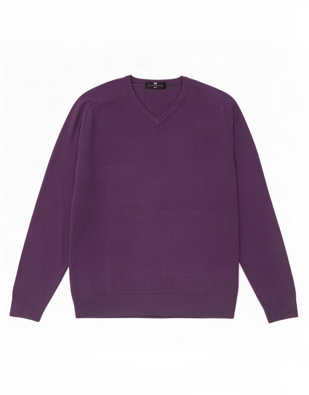 Marks & Spencer Herre Blue Harbor V-hals sweater Medium Lilla