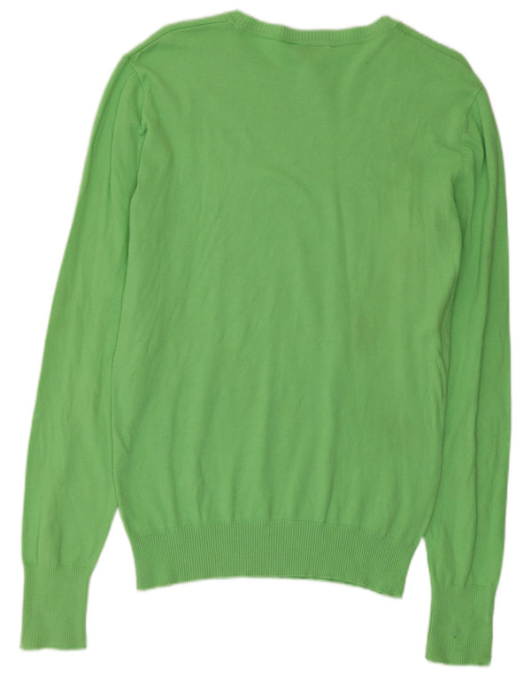 Diesel Herre Boat Neck Jumper Sweater Medium Green