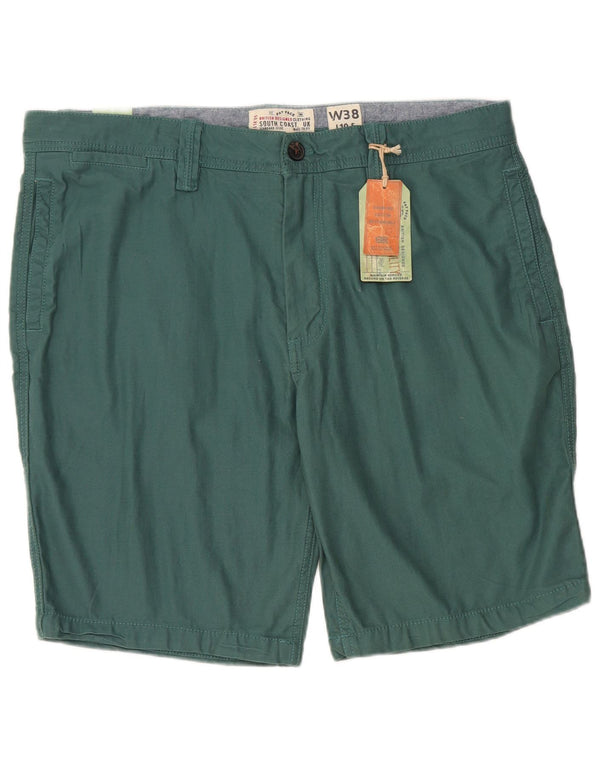 FAT FACE Herre Chino Shorts W38 XL Grøn Bomuld
