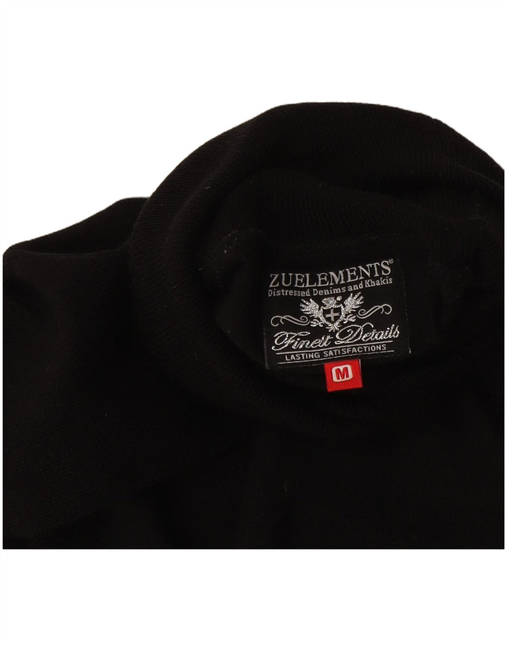 Zu Elements Dame Rullehals Sweater UK 12 Medium Sort