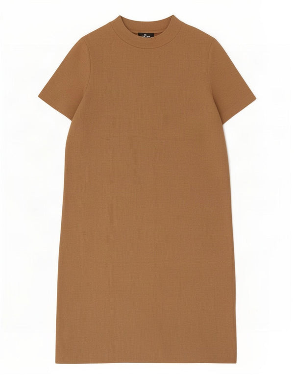 Zara Womens Shift Dress UK 16 Large Beige