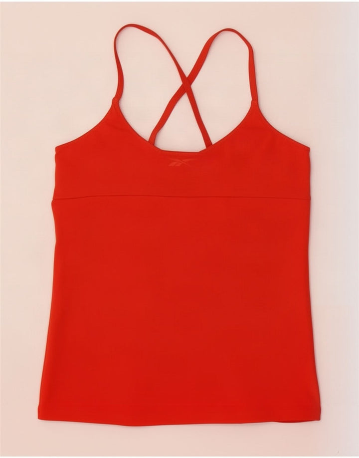 Reebok Dame Cami Top UK 12/14 Medium Orange