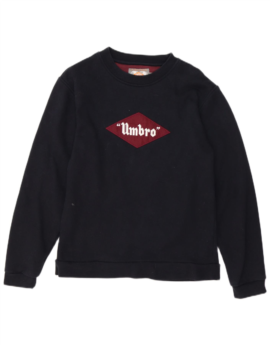 UMBRO Grafisk sweatshirt til mænd, lille sort bomuld