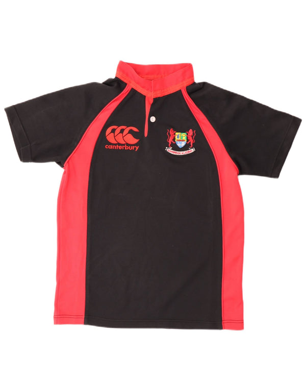 Canterbury Boys Graphic Graphic T-Shirt Top 11-12 år Sort Colourblock