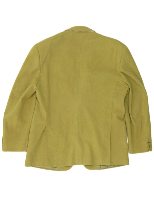Trussardi Herre 2-knaps blazerjakke IT 52 XL Grøn Uld