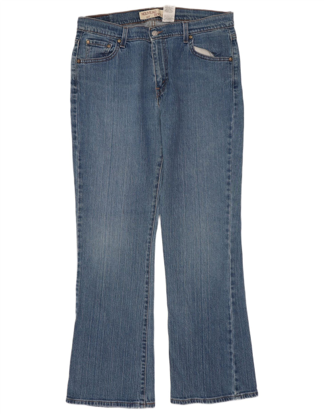 LEVI'S Dame 515 Nouveau Bootcut Jeans US 14 XL W34 L31 Blå