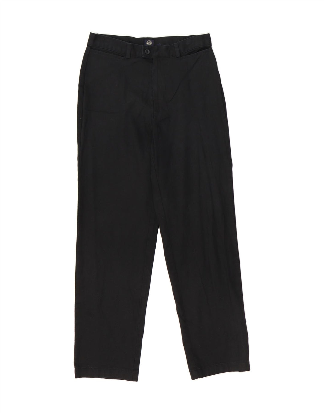DOCKERS Womens Khakis Straight Casual Trousers US 8 Medium W30 L28 Black Vintage Dockers and Second-Hand Dockers from Messina Hembry 