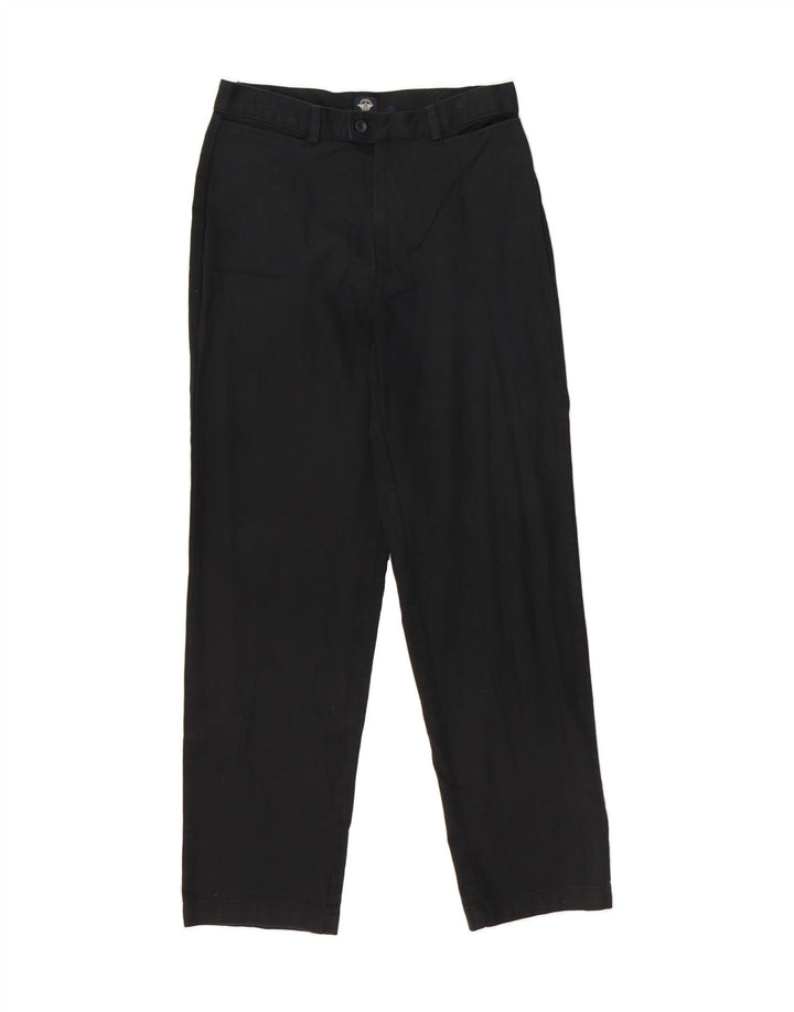 DOCKERS Womens Khakis Straight Casual Trousers US 8 Medium W30 L28 Black Vintage Dockers and Second-Hand Dockers from Messina Hembry 