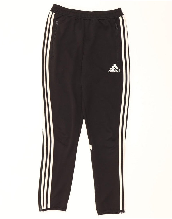 Adidas drenge Climacool træningsdragt bukser 13-14 år XL sort polyester