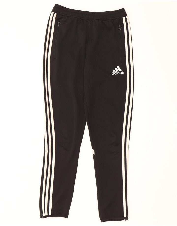 Adidas drenge Climacool træningsdragt bukser 13-14 år XL sort polyester
