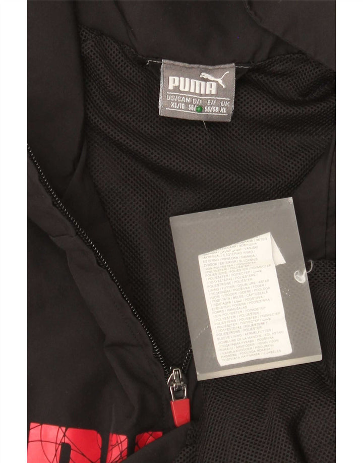 Puma Herre grafisk træningsdragt Topjakke XL Sort Polyester