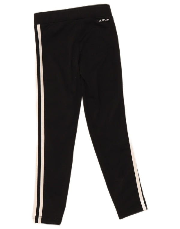 Adidas Girls Aeroready Leggings 7-8 år Sort polyester
