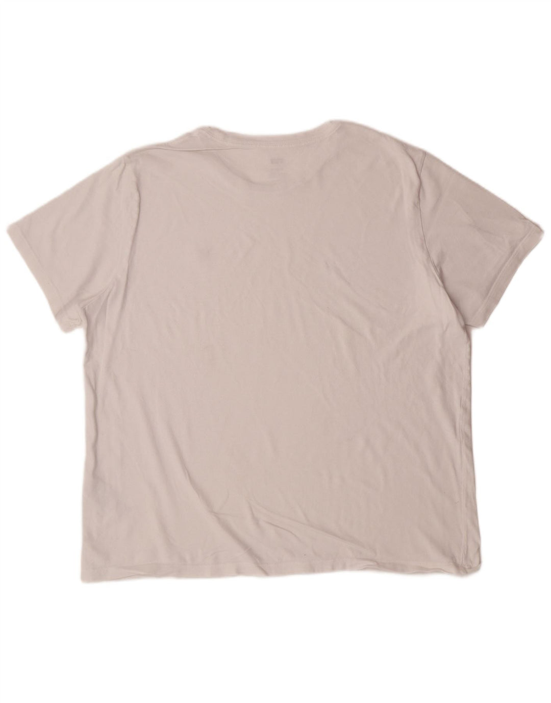 LEVI'S Herre Standard Fit T-Shirt Top XL Hvid Bomuld