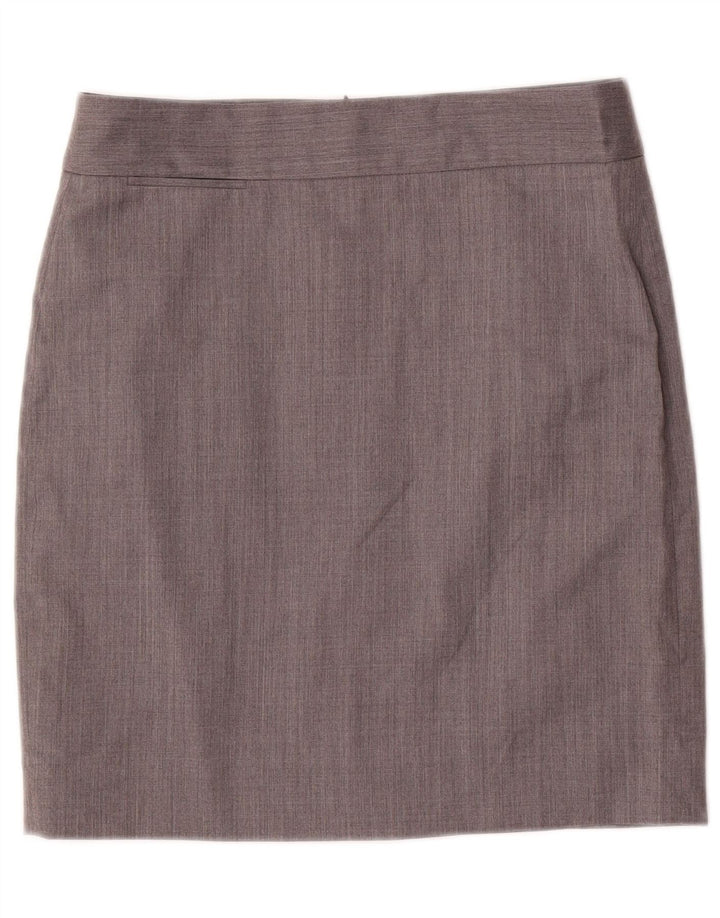 J. Crew Pencil Nederdel til kvinder US 6 Medium W30 Grå Uld