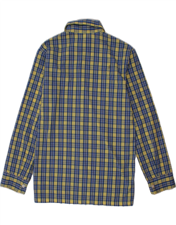IZOD Boys Shirt 11-12 Years Blue Check Cotton Vintage Izod and Second-Hand Izod from Messina Hembry 