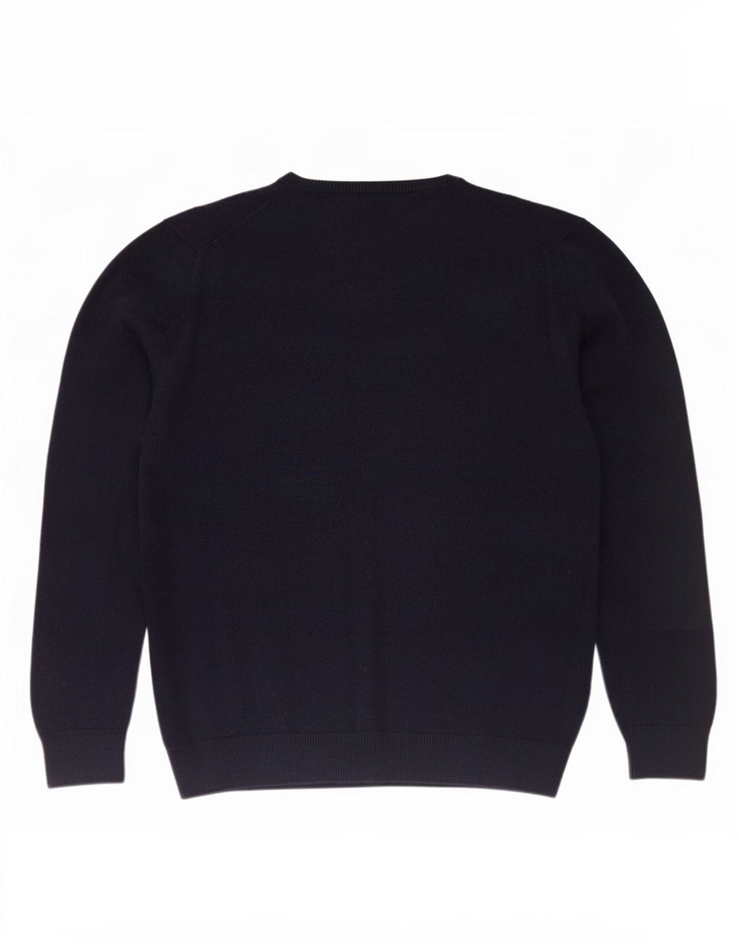 Lacoste Herre Crew Neck Jumper Sweater størrelse 5 Large Navy Blue