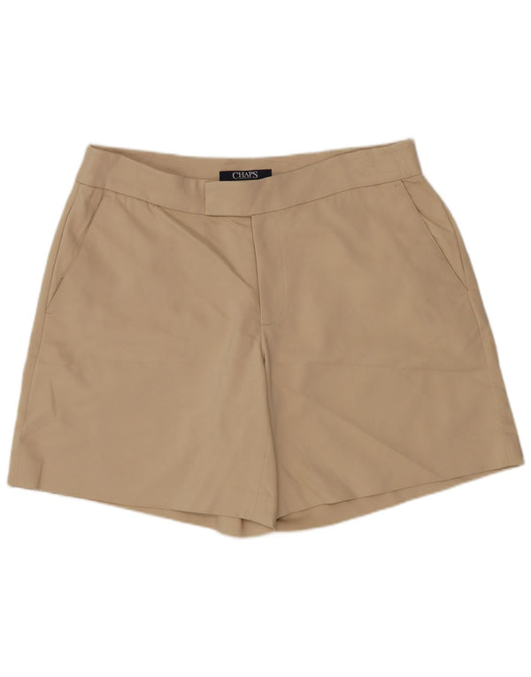 Chaps Chino Shorts til kvinder US 8 Medium W32 Beige Bomuld