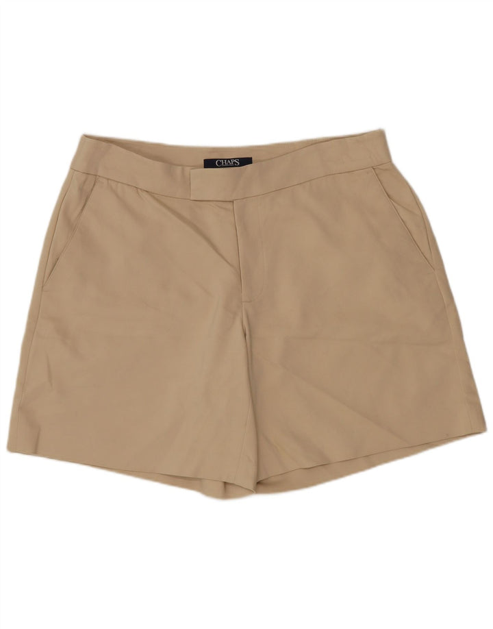 Chaps Chino Shorts til kvinder US 8 Medium W32 Beige Bomuld