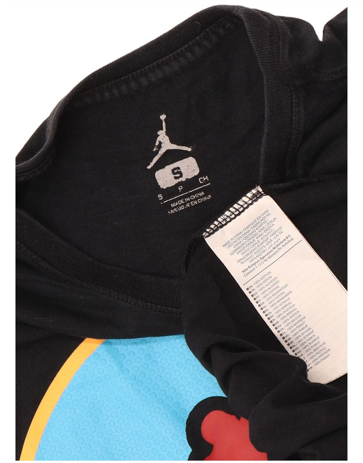 Jordan Herre grafisk T-shirt top lille sort bomuld