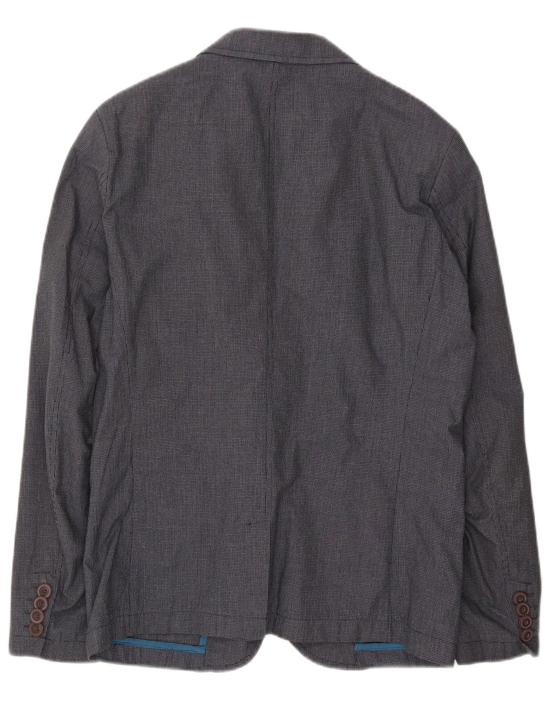 French Connection Herre 2-knaps Blazer Jacket UK 36 Small Navy Blue Check