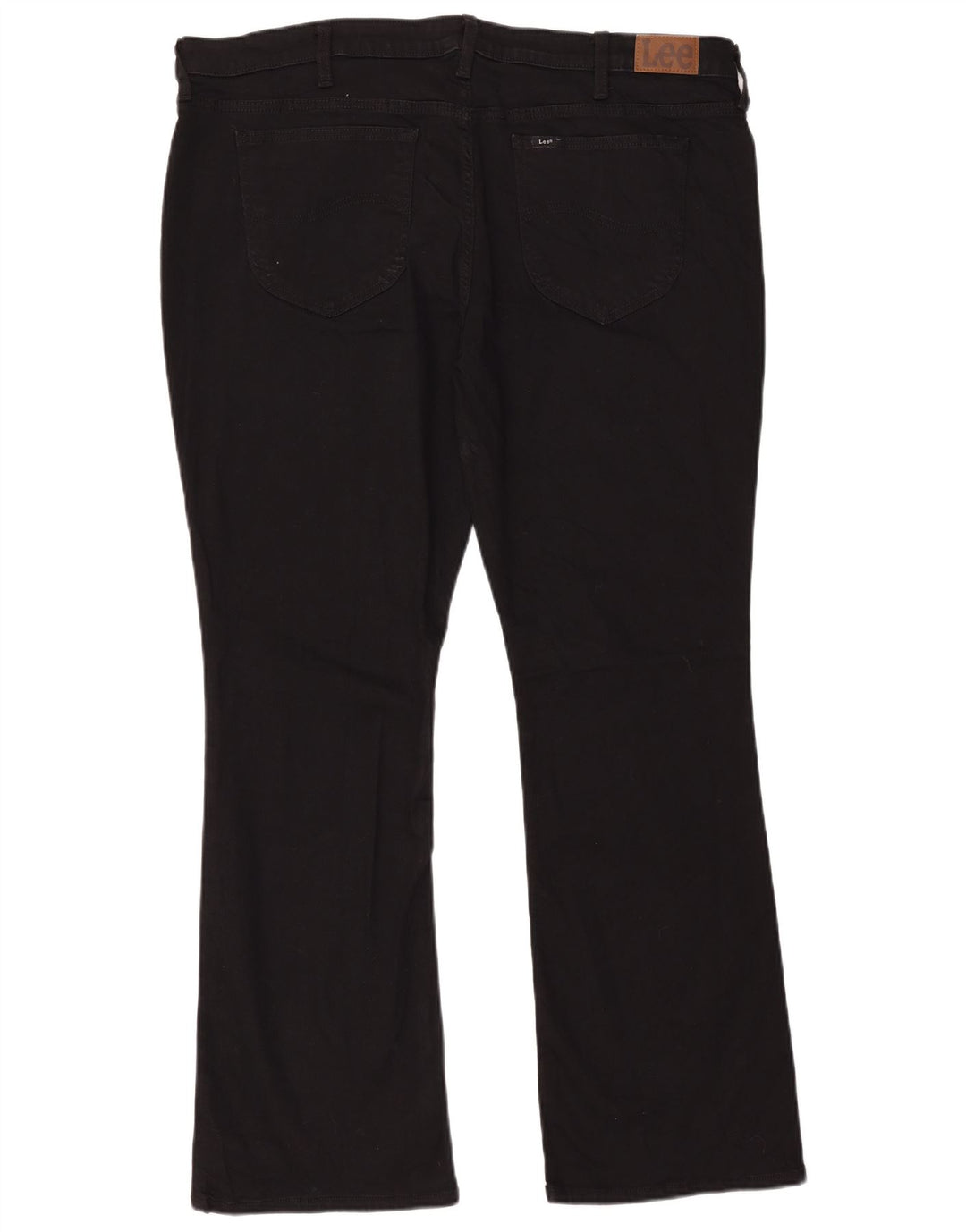 Lee Womens Regular Fit Mid Rise Bootcut Jeans US 22 3XL W44 L31 Black