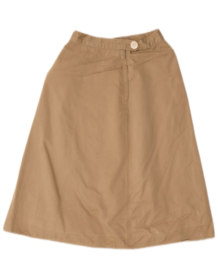 Vintage A-line nederdel til kvinder W22 2XS Khaki