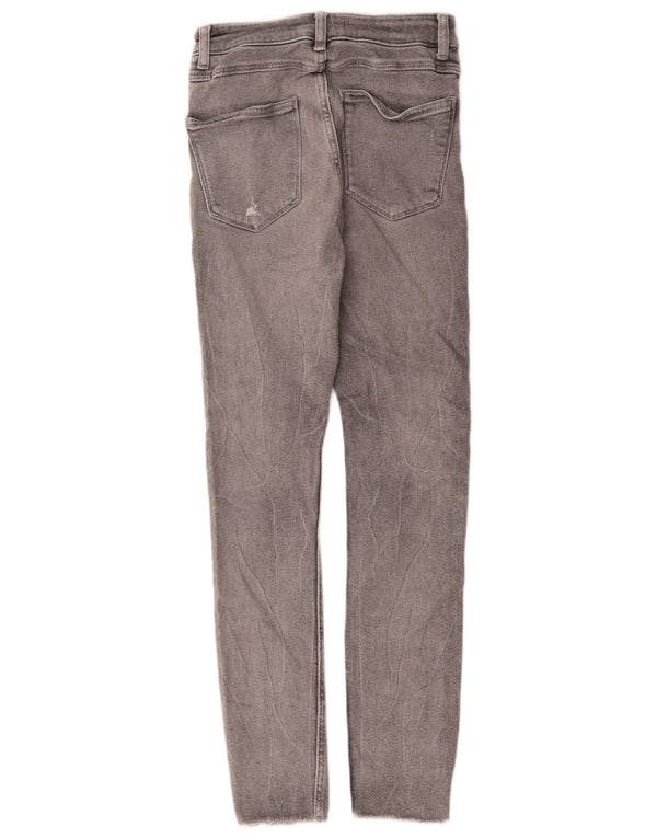 Zara Dame Skinny Jeans EU 36 XS W26 L27 Grå