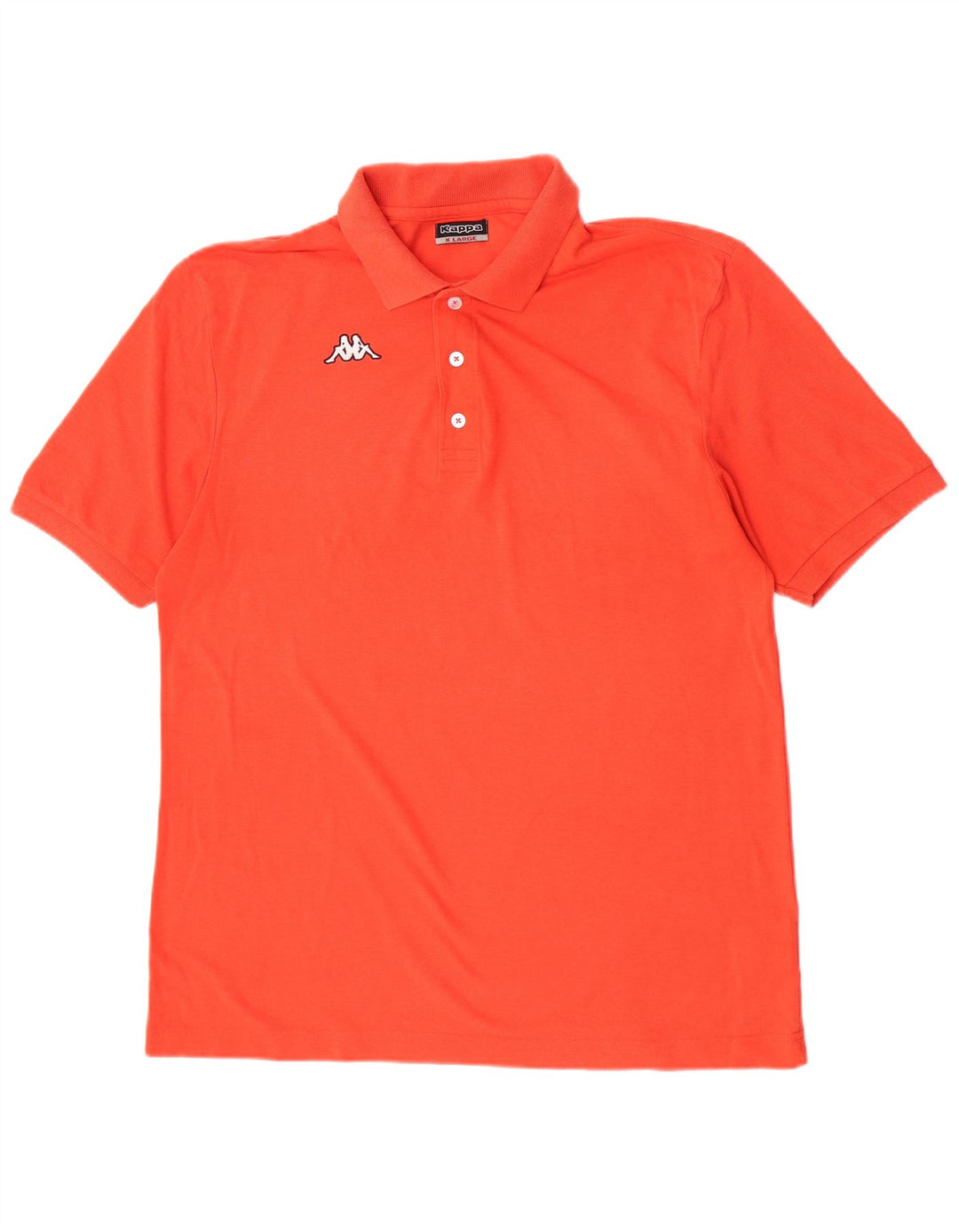 Kappa herre poloshirt XL orange bomuld