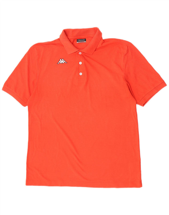 Kappa herre poloshirt XL orange bomuld
