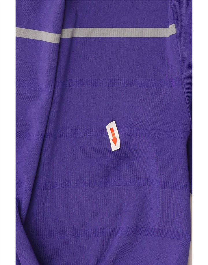 Under Armour herre poloshirt Lille lilla stribet polyester