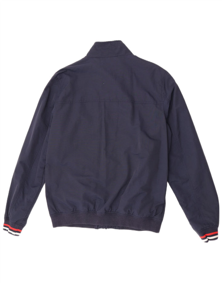 Tommy Hilfiger Herre Bomber Jacket UK 44 2XL Navy Blue Polyamide