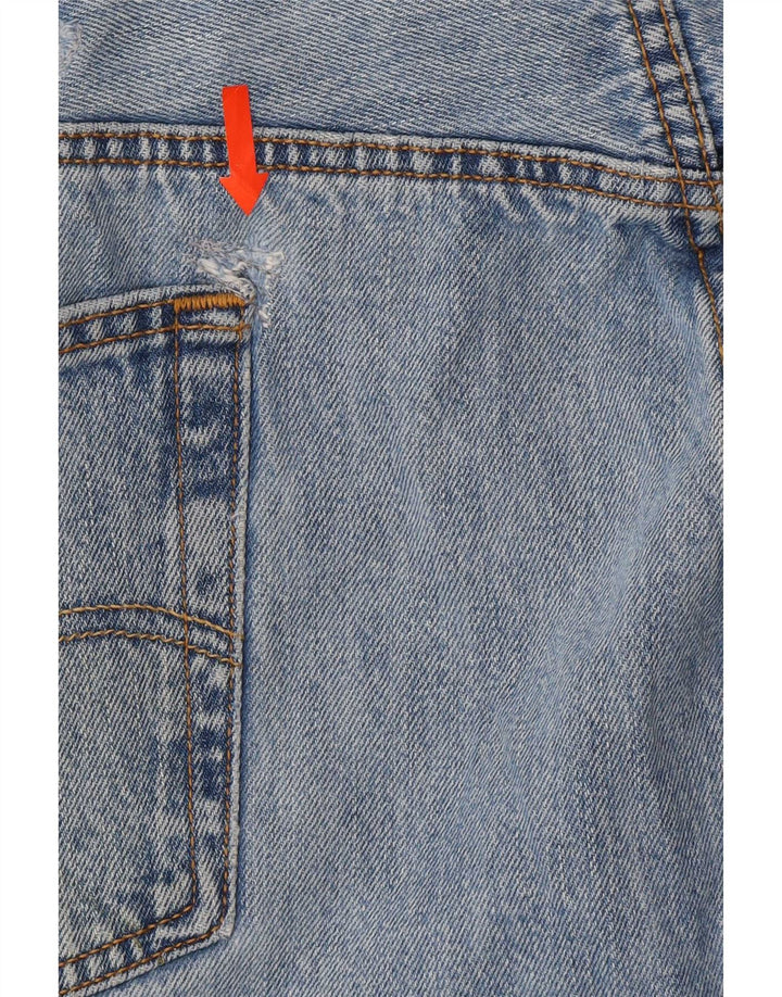 Levi's Herre 501 lige jeans W46 L27 blå bomuld