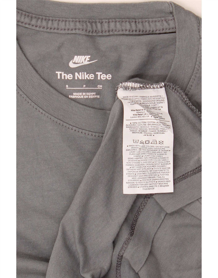 Nike T-shirt top til mænd, lille grå bomuld
