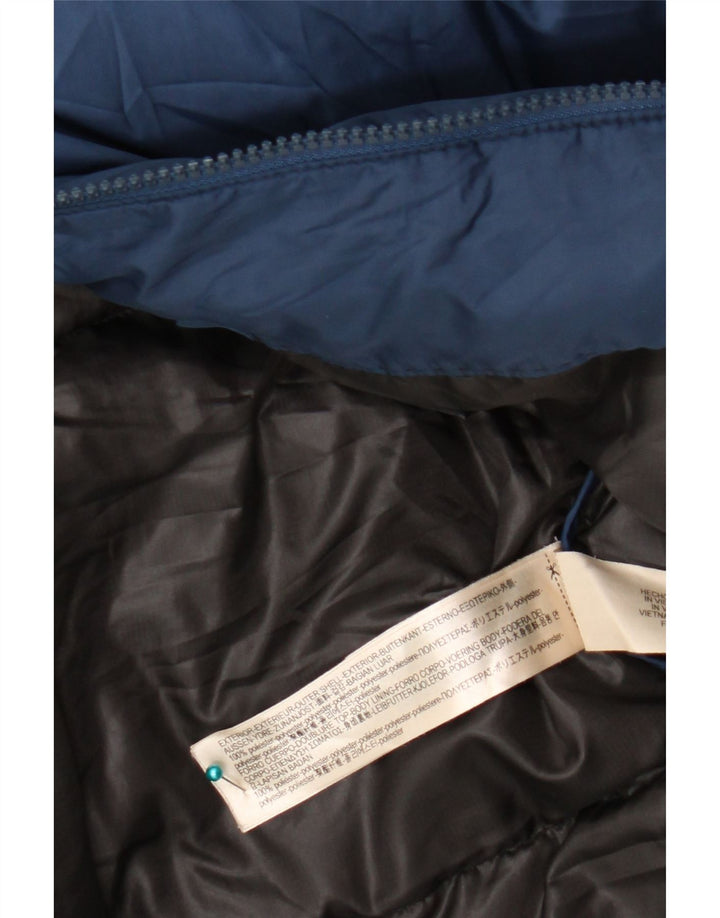 Massimo Dutti Herre polstret jakke UK 40 Large Navy Blue Polyester
