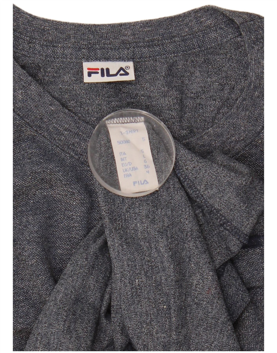 Fila Herre T-Shirt Top Stor Marineblå Bomuld