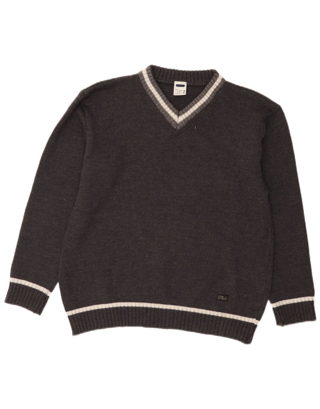 Fila Herre V-hals sweater lille grå