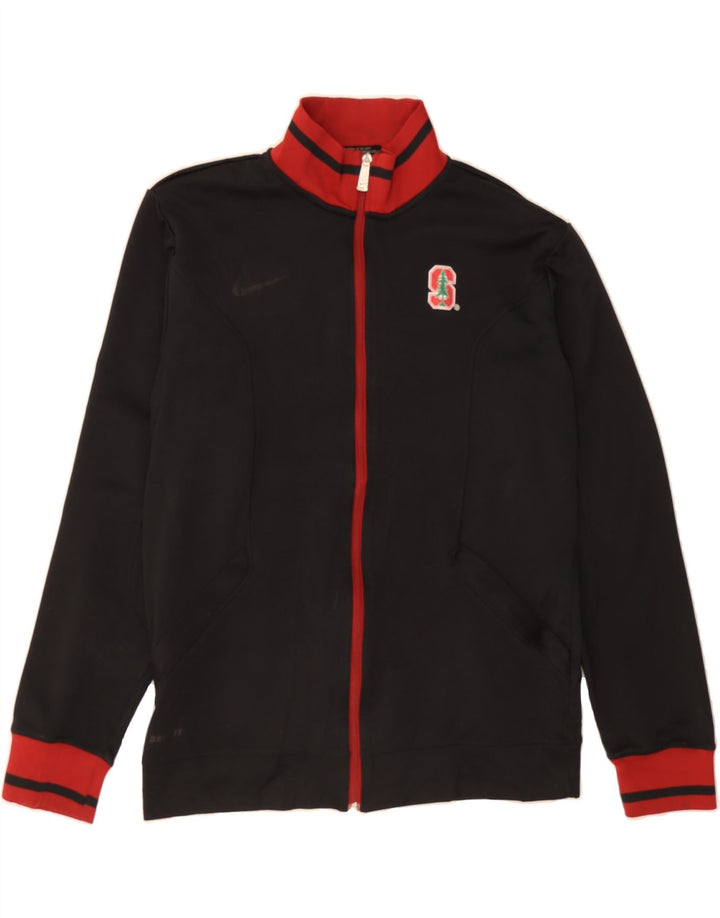 NIKE Mens Dri Fit Tracksuit Top Jacket Small Black Polyester Vintage Nike and Second-Hand Nike from Messina Hembry 