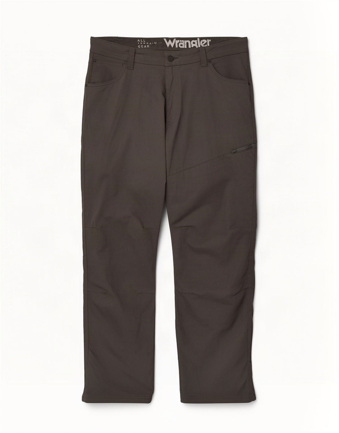 Wrangler Straight Cargo bukser til mænd W38 L30 Grå nylon