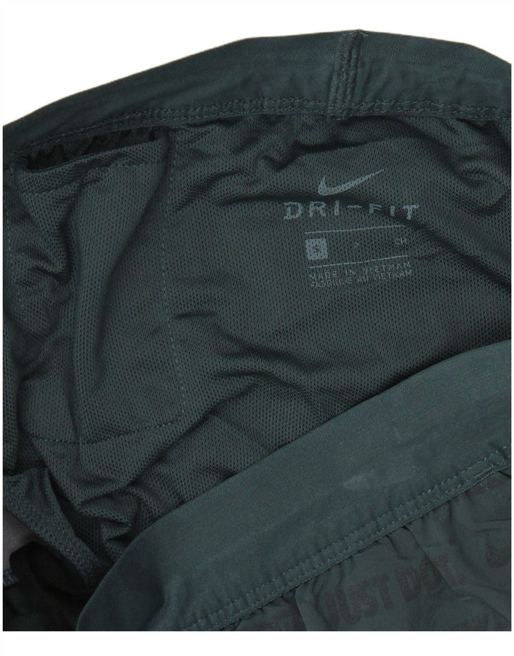 Nike Herre Dri Fit grafiske sportsshorts Små grøn