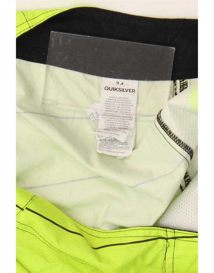 QUIKSILVER Badeshorts til mænd Stor grøn stribet polyester