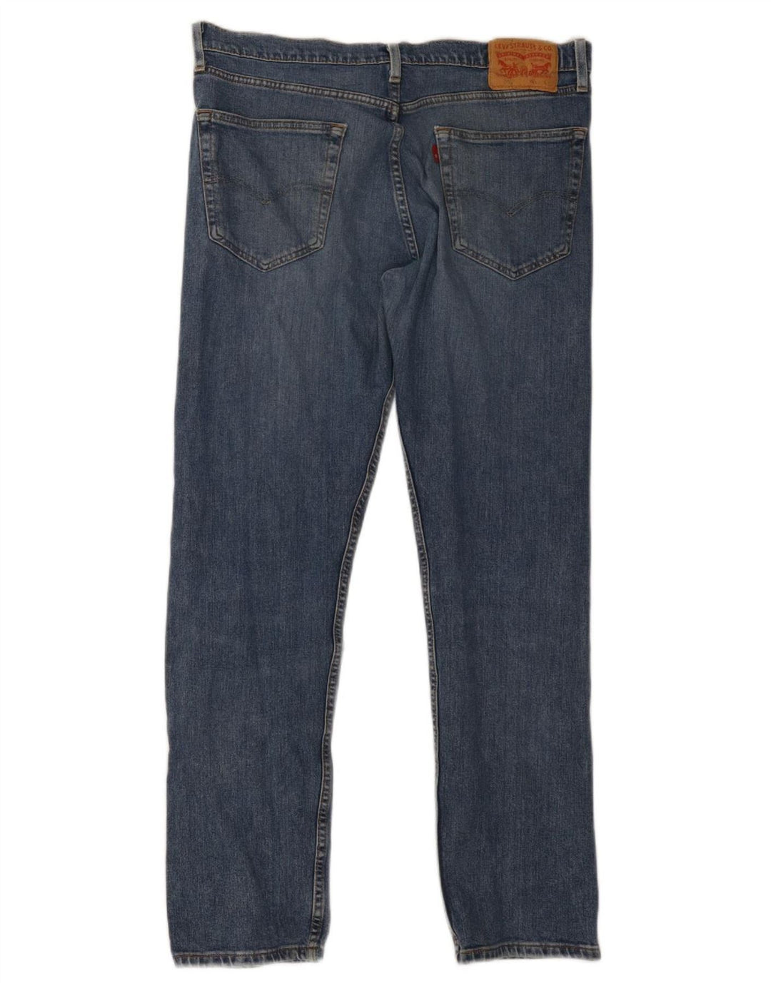 Levi's Herre 502 tilspidsede jeans W34 L32 blå bomuld