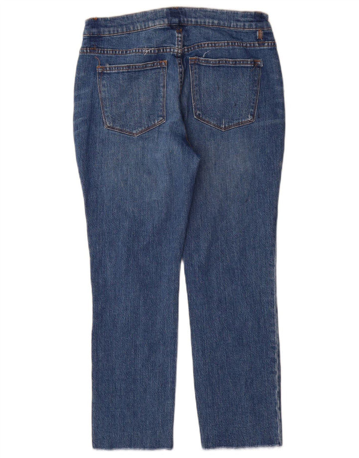 J. Crew Kvinde Kæreste Distressed Slim Jeans W28 L26 Blå