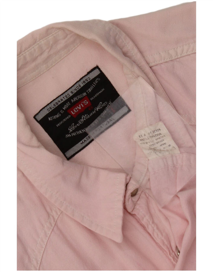 LEVI'S Herreskjorte Stor Pink Bomuld