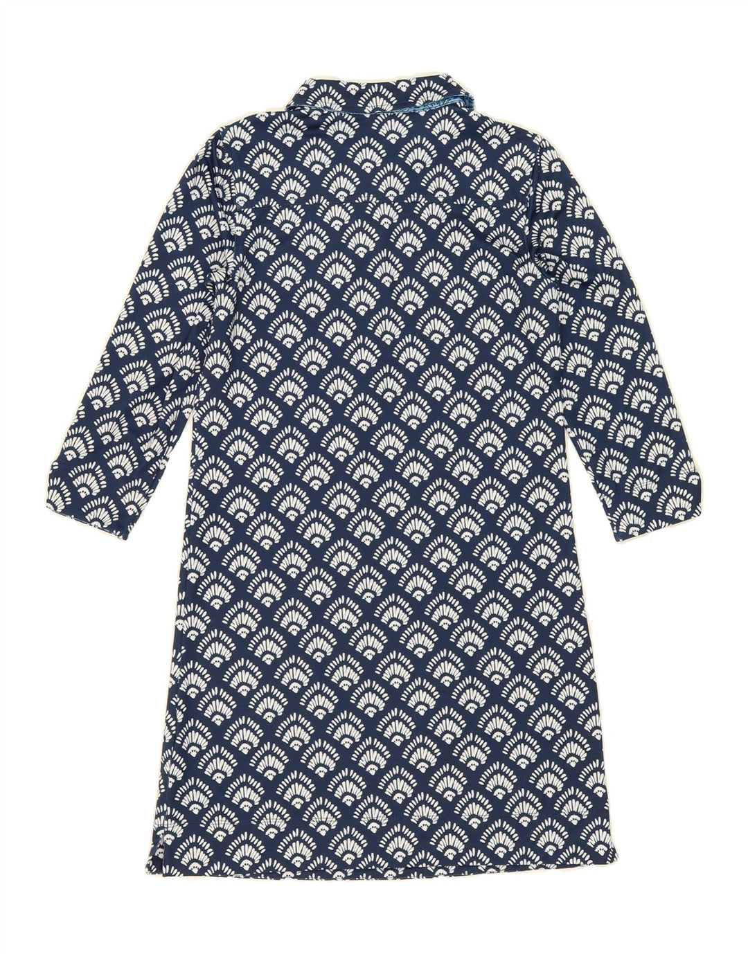 VINEYARD VINES Womens Abstract Pattern Sheath Dress UK 6 XS Navy Blue Vintage Vineyard Vines and Second-Hand Vineyard Vines from Messina Hembry 