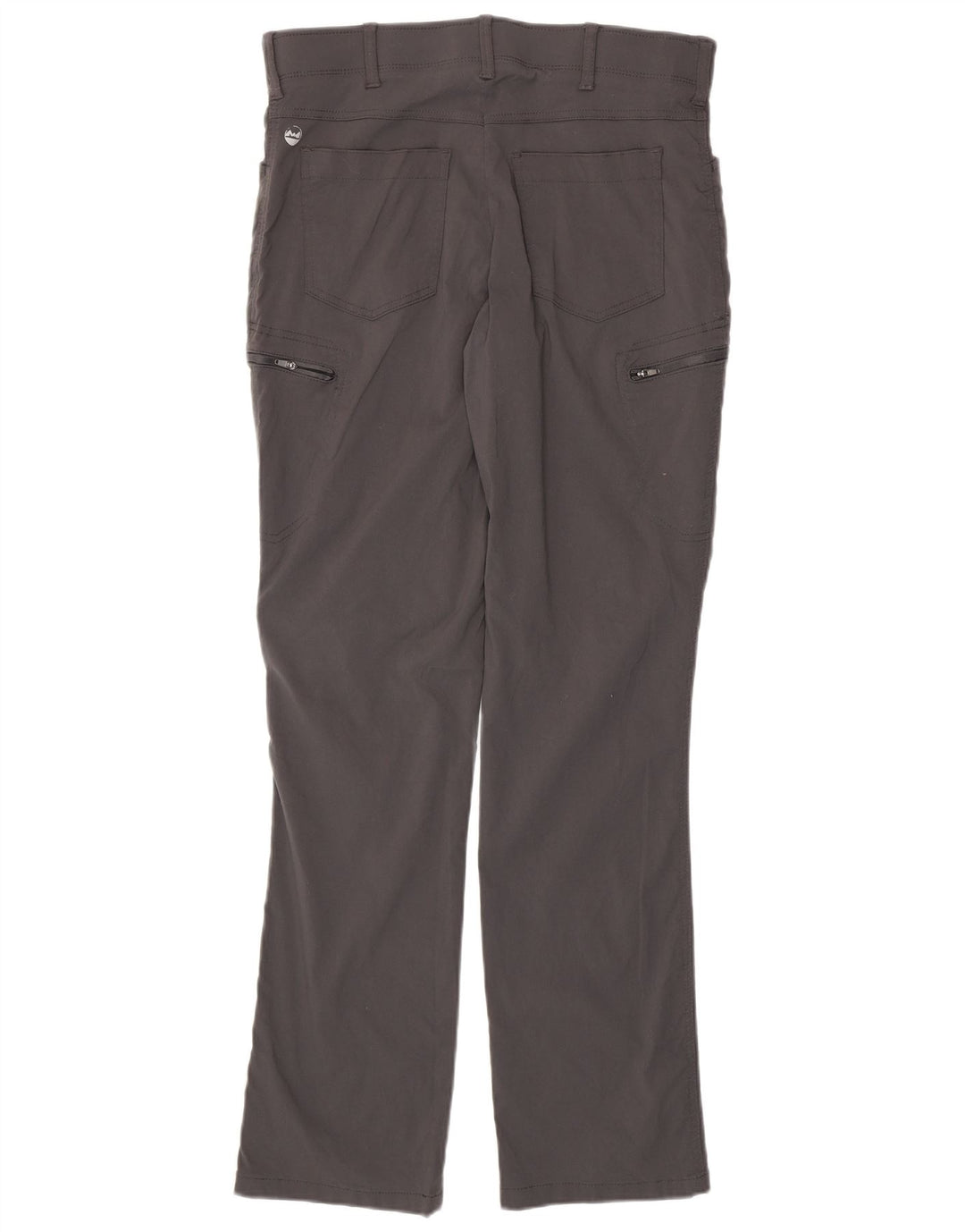WRANGLER Straight Cargo bukser til mænd W34 L34 Grå nylon