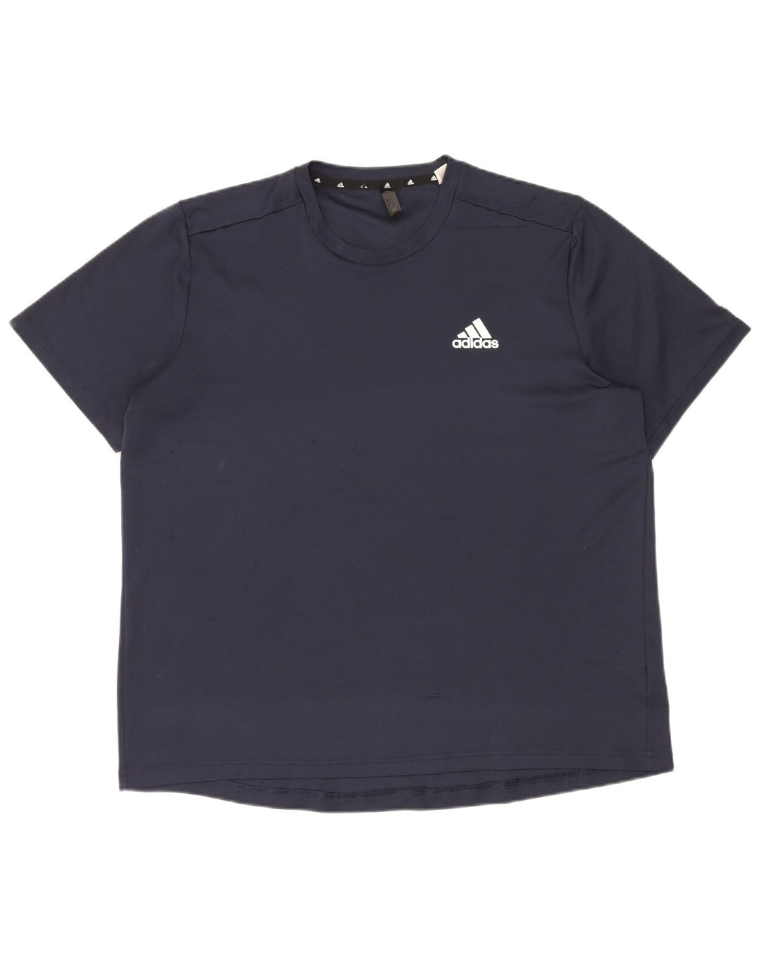 Adidas Herre Aeroready T-Shirt Top XL Navy Blue Polyester