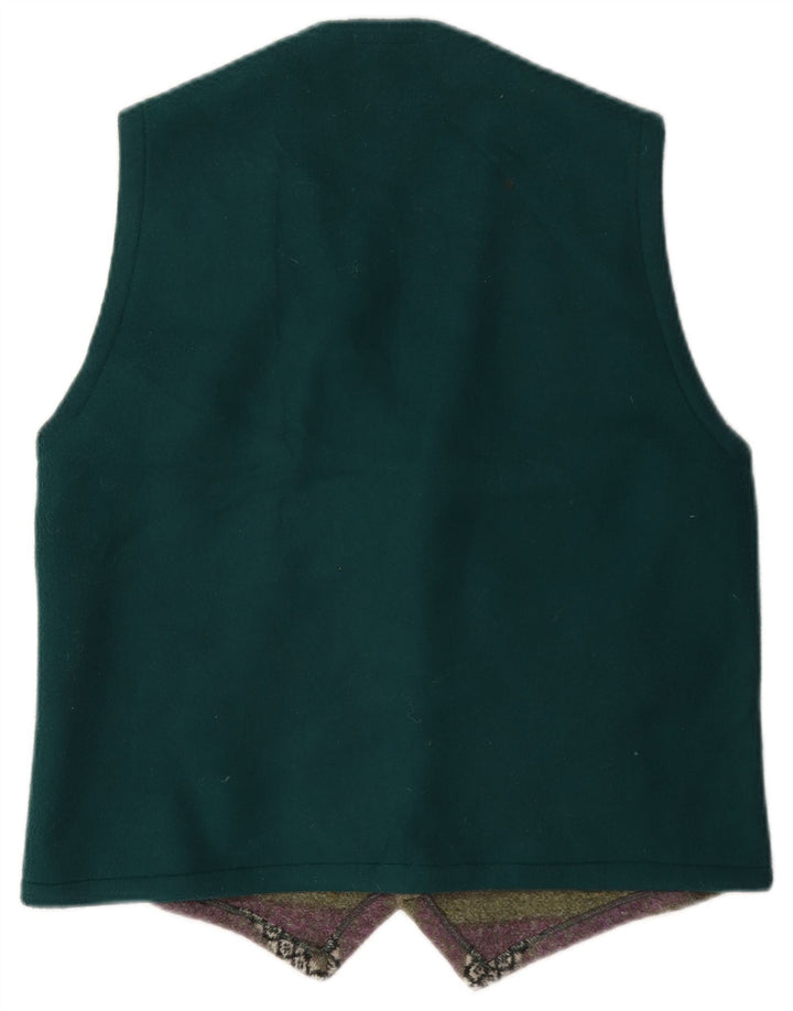 Vintage vest til mænd Medium Green Fair Isle